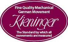 Kieninger Mozart Black Triple Chime Mantel Clock - Limited Edition