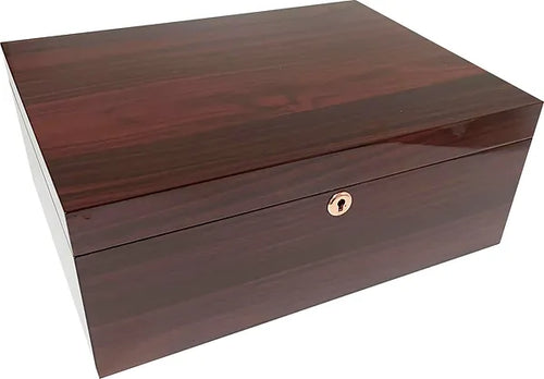 Jarrah High Gloss Wood Jewellery Box, Length 35cm