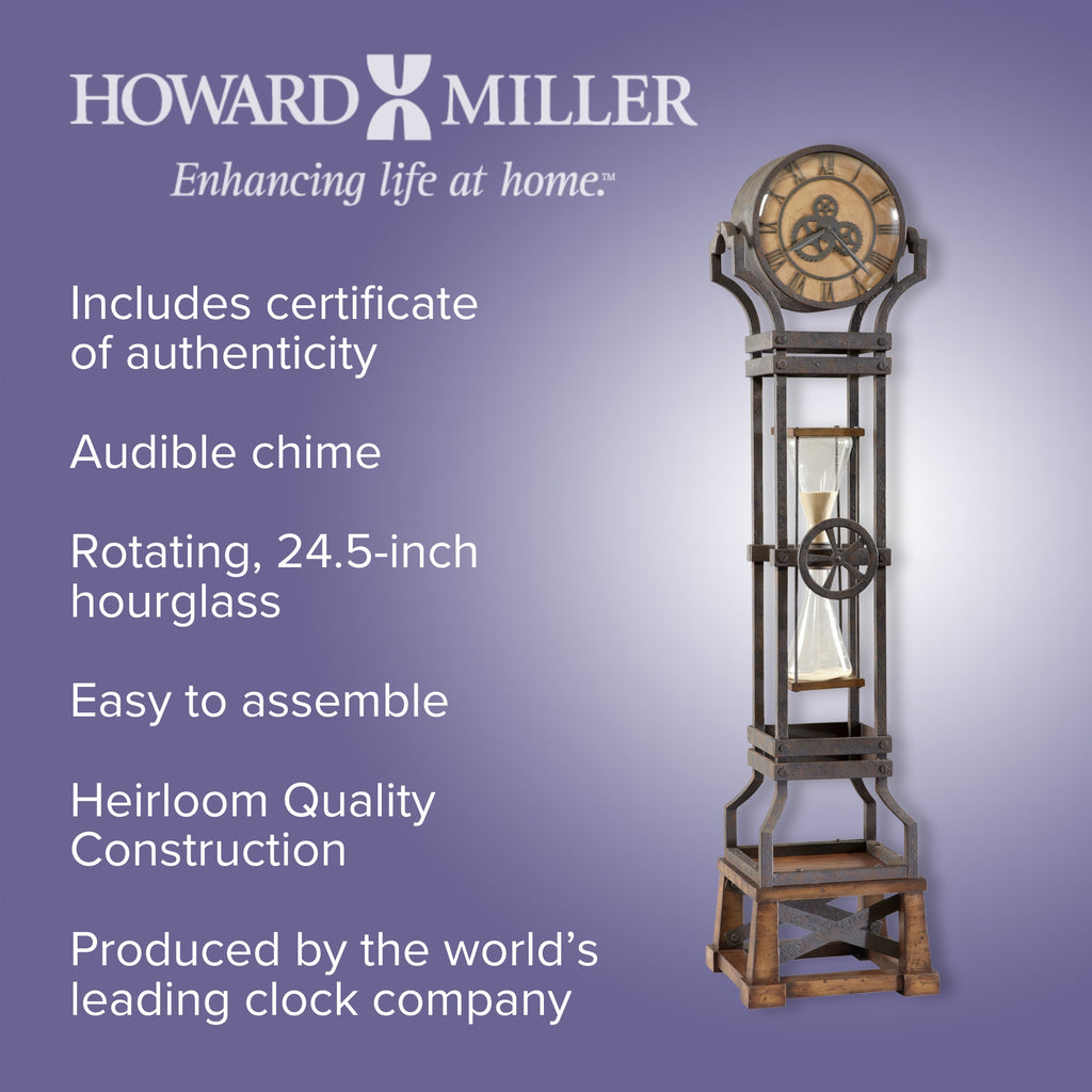 Hourglass Grandfather Clock