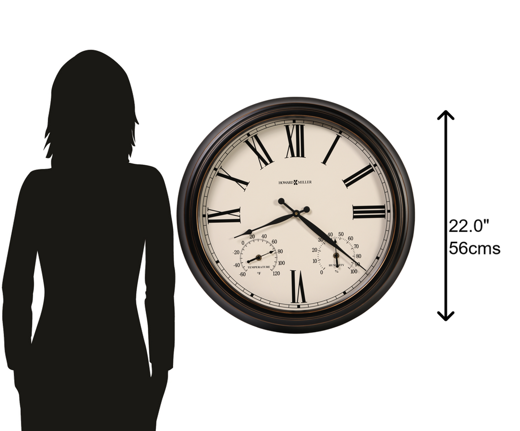 Aspen Outdoor Wall Clock