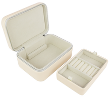 Evolve Taupe Travel Jewellery Box