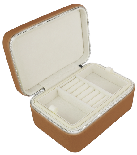 Evolve Tan Classic Jewellery Box