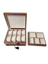 Harrowdene® Amberwood 8-Watch Box with Drawer — Premium Edition
