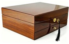 PRE-ORDER: Harrowdene European Walnut High Gloss Jewellery Box 1-Drawer 32cm — Premium Edition