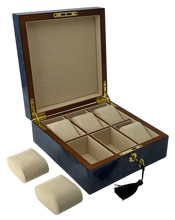 Harrowdene® Midnight Sapphire™  6-Watch Box — Premium Edition