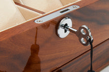Brazilian Rosewood Piano Finish Timber Jewellery & Watch Box L24.5cm