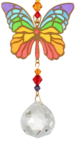 Rainbow Butterfly Crystal Dreams