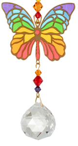 Rainbow Butterfly Crystal Dreams