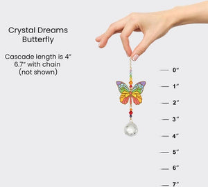 Rainbow Butterfly Crystal Dreams