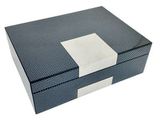 Carbon Fibre High Gloss Watch and Jewellery Box L25cm