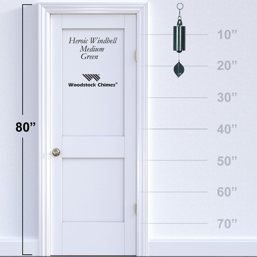 Woodstock Heroic Windbell Green, Medium