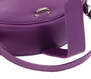 Violet Travel Faux Leather Jewellery Box, Length 15cm