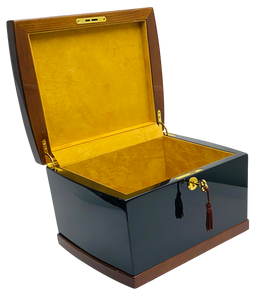 Courage Keepsake Box with Two-Tone Piano Finish