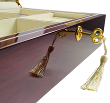 Rosewood Piano Finish Jewellery Box with Lift-Out Tray - 31cm