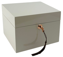 Small Cameo High Gloss Wood Jewellery Box L19cm