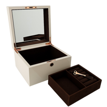 Small Cameo High Gloss Wood Jewellery Box L19cm