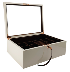 Cameo High Gloss Wood Jewellery Box L35cm