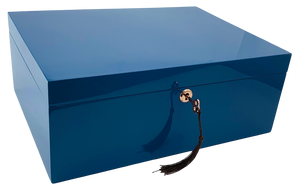 Azure High Gloss Jewellery Box Closed
