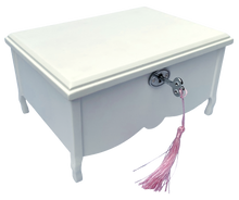Harrowdene Ballerina White Music Box L20cm