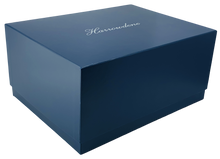 NEW Black and Solid Walnut Finish High Gloss 2-Drawer Wooden Jewellery Box L35cm