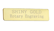 Small Self-Adhesive Personalised Metal Plaque L7cm