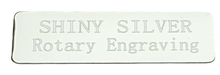 Small Self-Adhesive Personalised Metal Plaque L7cm
