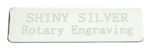 Small Self-Adhesive Personalised Metal Plaque L7cm