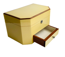 Stingray Timber Piano Finish Jewellery Box with Drawer L27cm