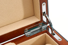 Blue Lizard Piano Finish Key Lock Jewellery and Watch Box L20cm