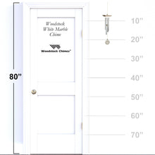 Woodstock White Marble Chime size guide