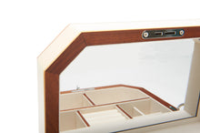 Harrowdene Stingray Timber Piano Finish Jewellery Box with Drawer, Length 27cm - Close Up