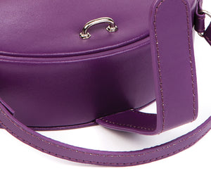 Harrowdene Violet Travel Faux Leather Jewellery Box, Length 15cm-Close-Up