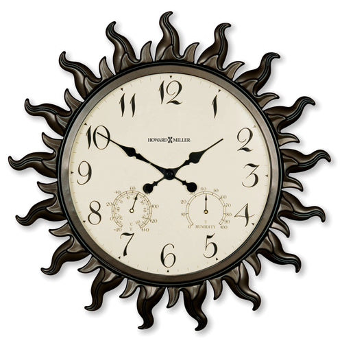 Sunburst Quartz Wall Clock 57cm