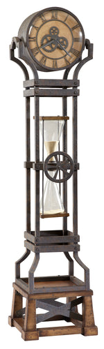 Hourglass Grandfather Clock